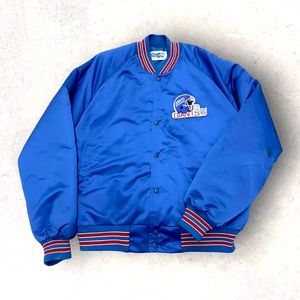 Chalkline Satin New York Giants Jacket NFL Blue RARE Size XXL